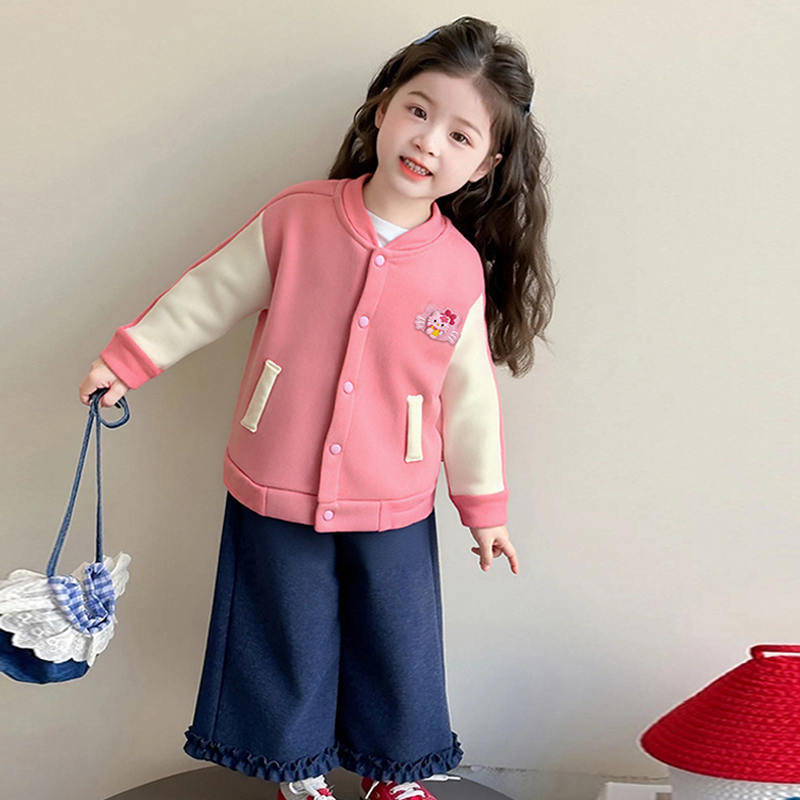 男女宝宝休闲棒球服外套儿童潮流夹克开衫（仅支持整手批发）