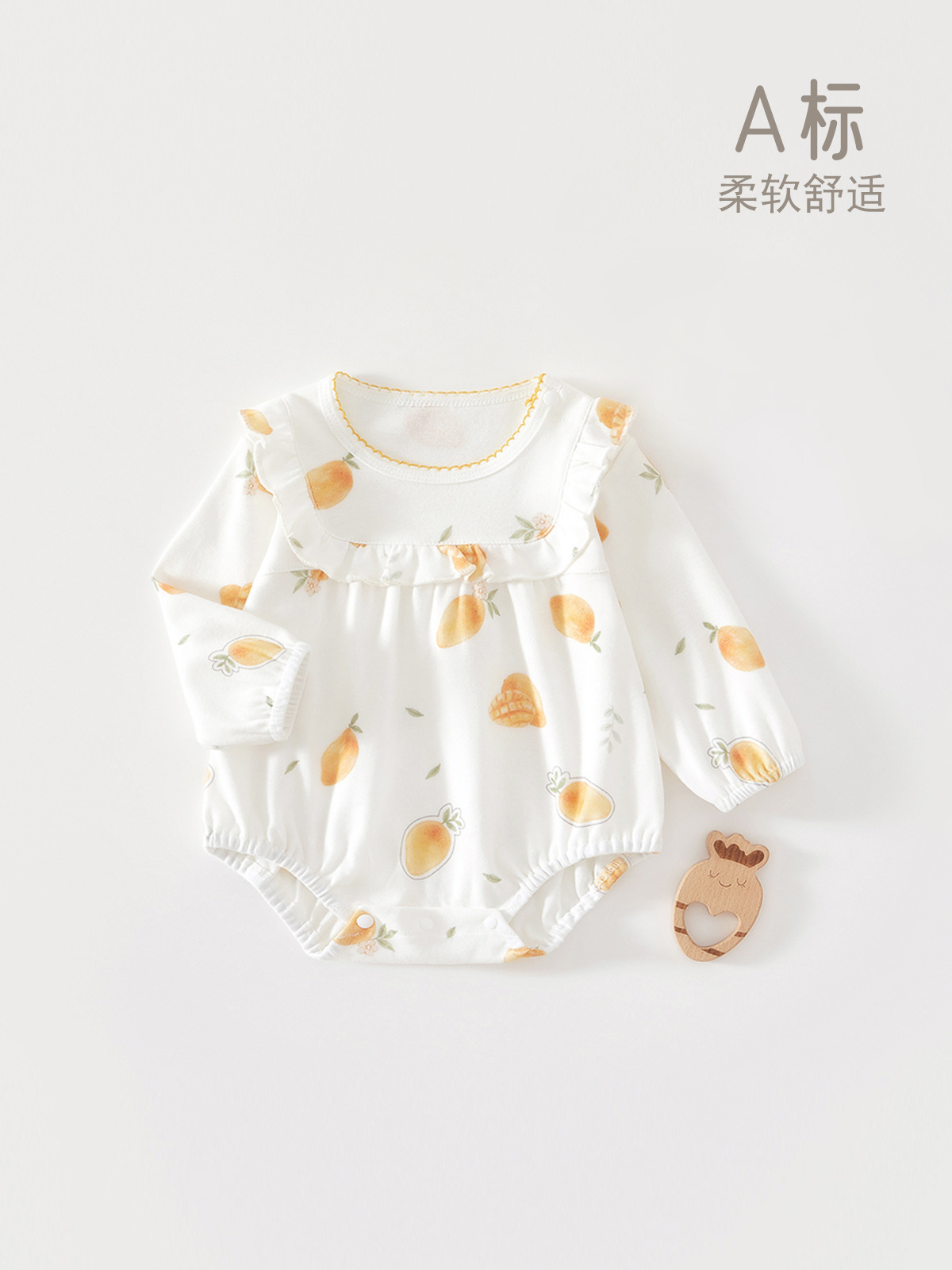 宝宝包屁衣春秋季连体衣哈衣新生儿a类纯棉睡衣满月婴儿冬季衣服