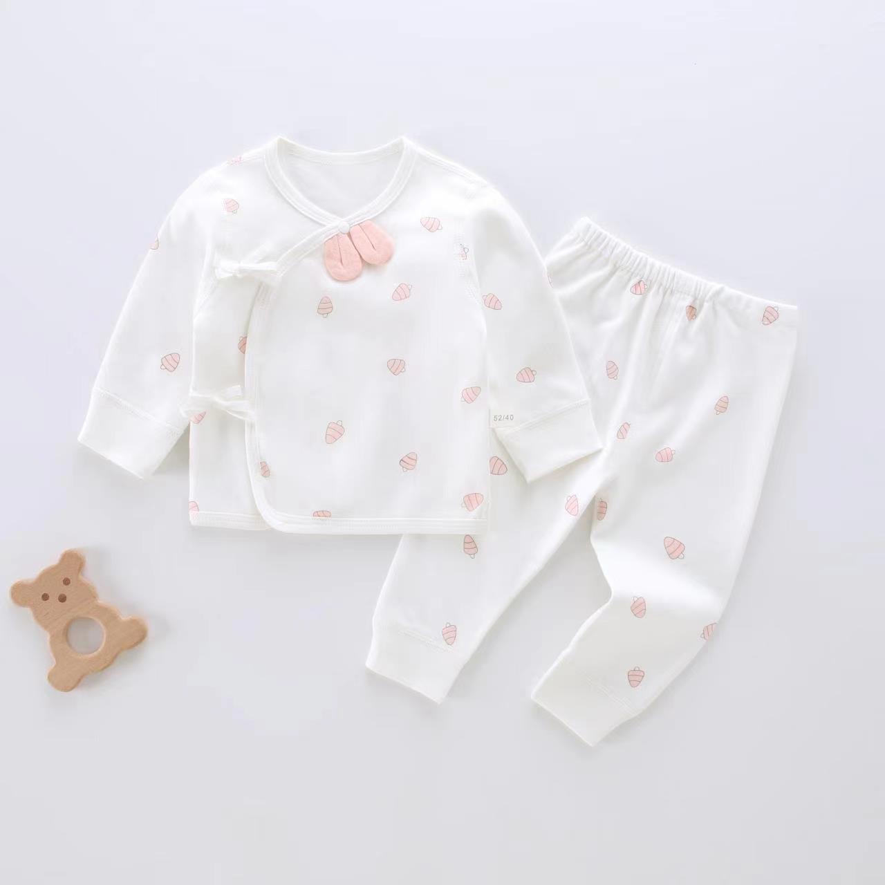 初生宝宝和尚服0-6月婴儿衣服纯棉春秋新生儿内衣套装四季款婴童