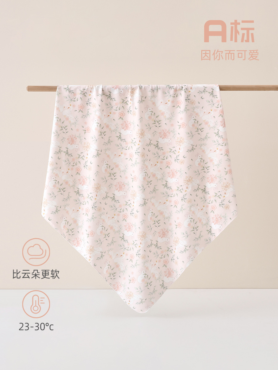 宝宝襁褓巾全棉a类初生婴儿包被新生儿抱被宝宝包巾四季婴儿包单