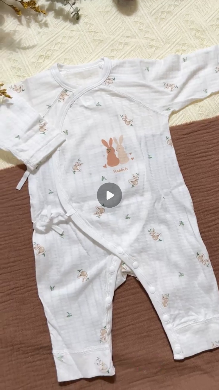 冰氧棉婴儿蝴蝶衣冰爽宝宝爬服新生儿初生衣婴儿和尚服宝宝蝴蝶衣