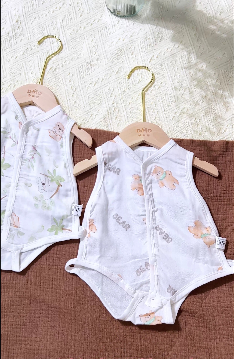 冰爽婴儿包屁衣夏季宝宝琵琶包屁衣新生儿哈衣宝宝爬服薄婴儿衣服