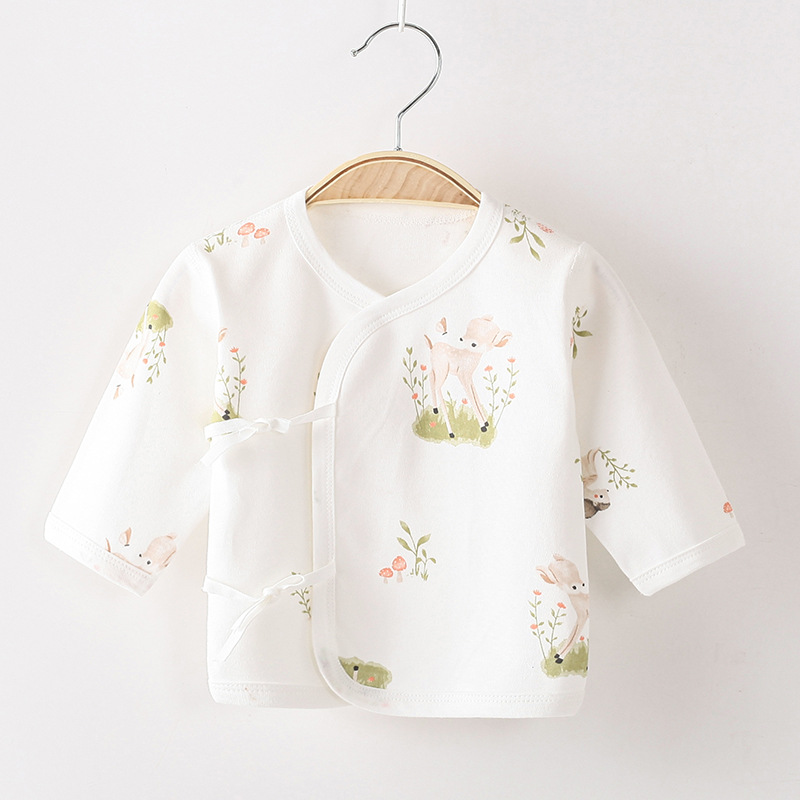 婴儿单上衣纯棉宝宝秋衣单件衣服春秋内衣打底衣新生儿衣服和尚服