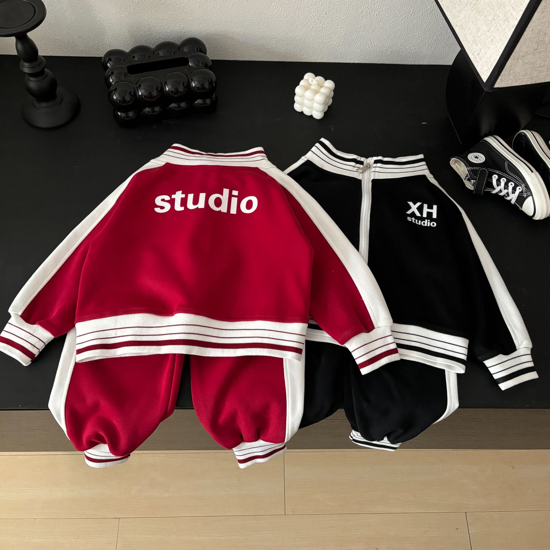 2025儿童新款春季棉质套装亲子装男女童韩版运动男女宝宝俩件套