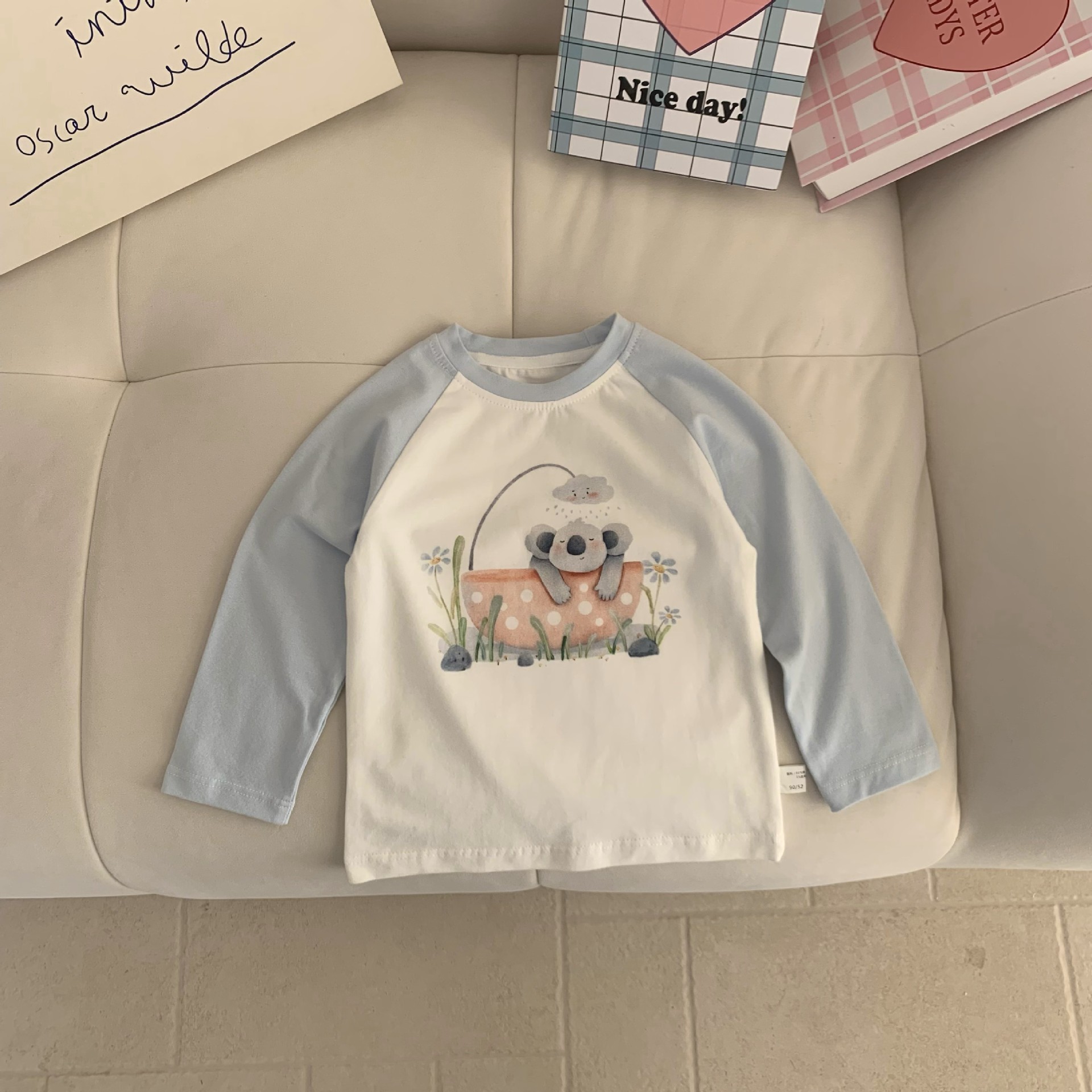 儿童t恤衫90打底衫女童春秋季洋气内搭儿童t恤长袖男童装春款上新