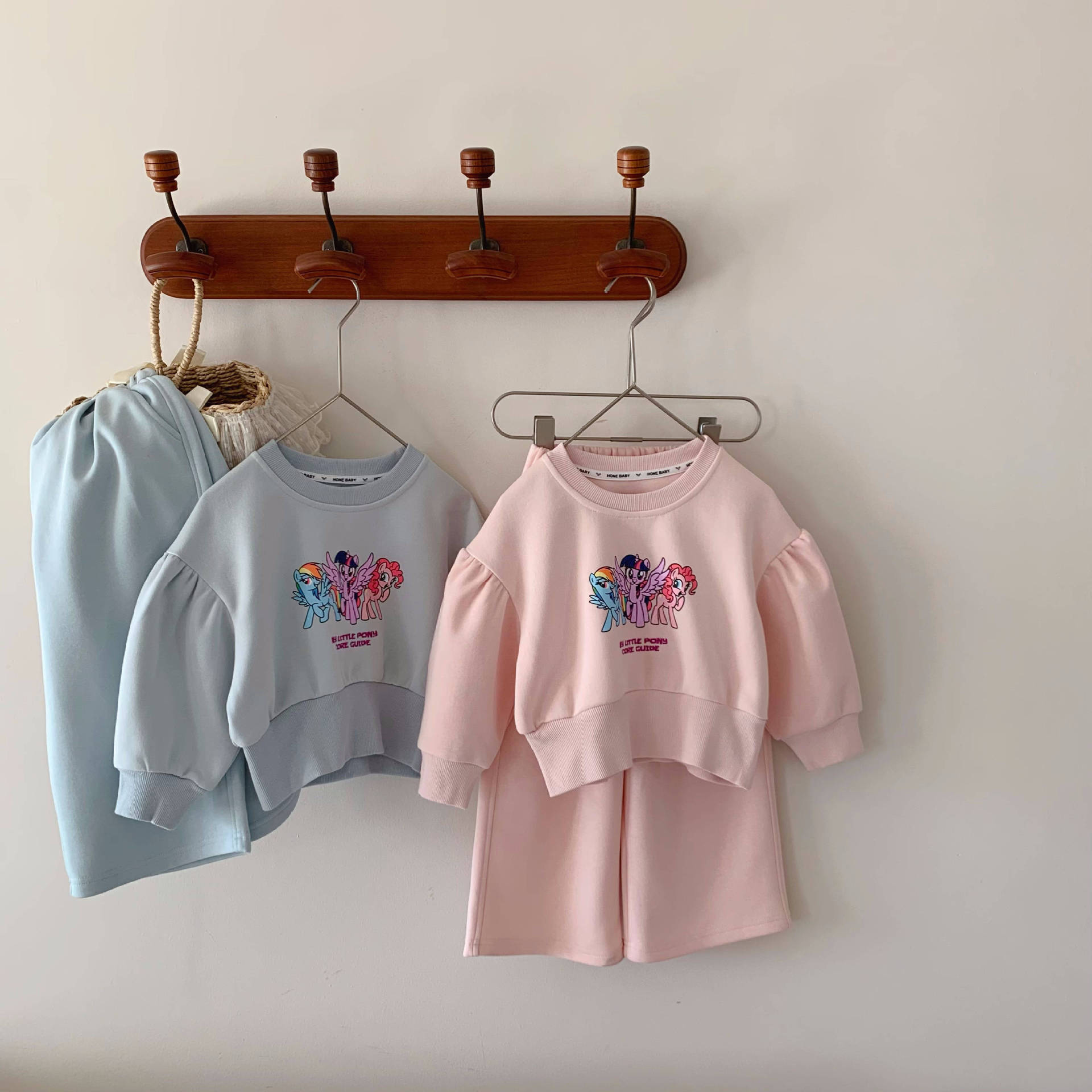 25年春秋小马宝莉云层宝贝卫衣套装