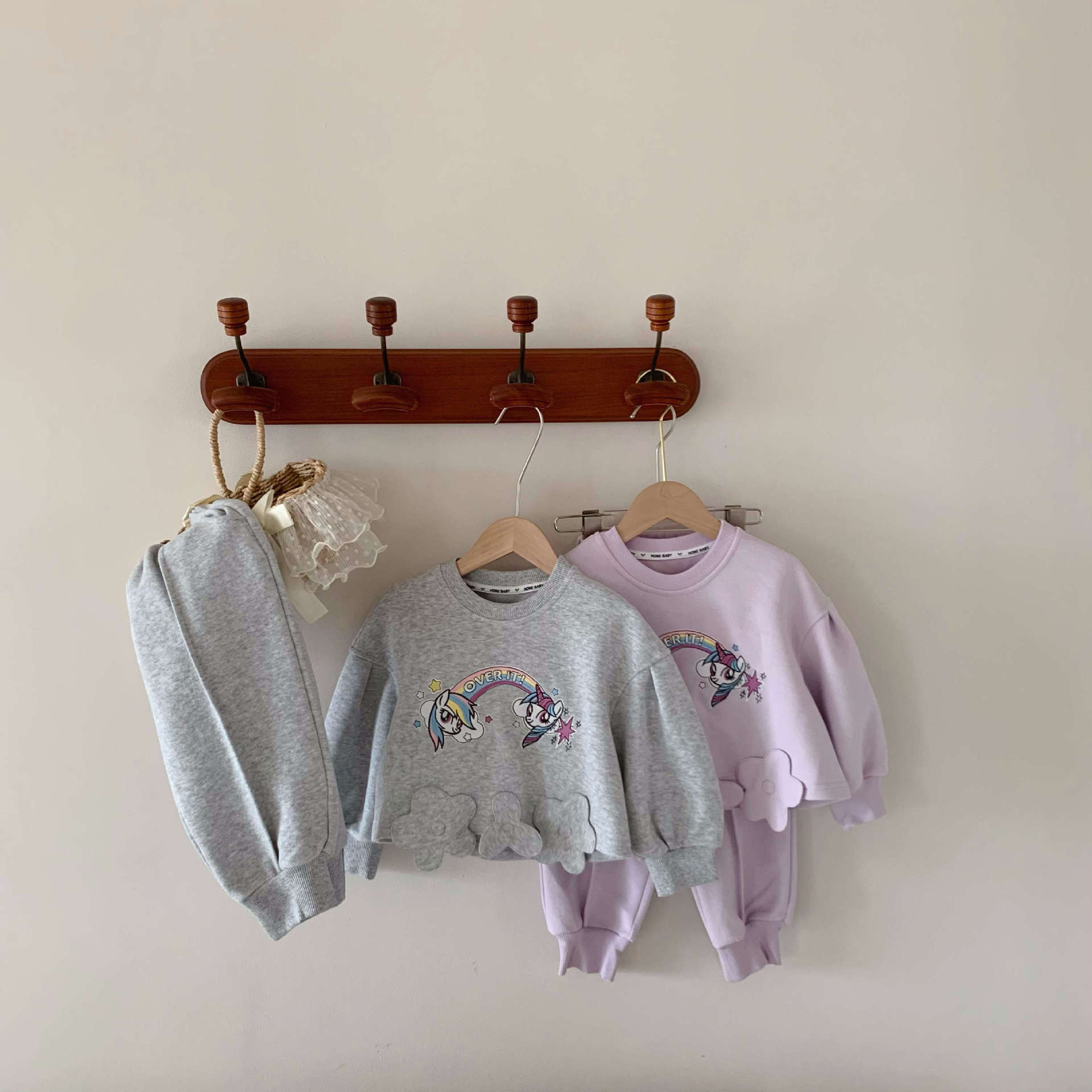 25年春秋小马宝莉风雪之心卫衣套装