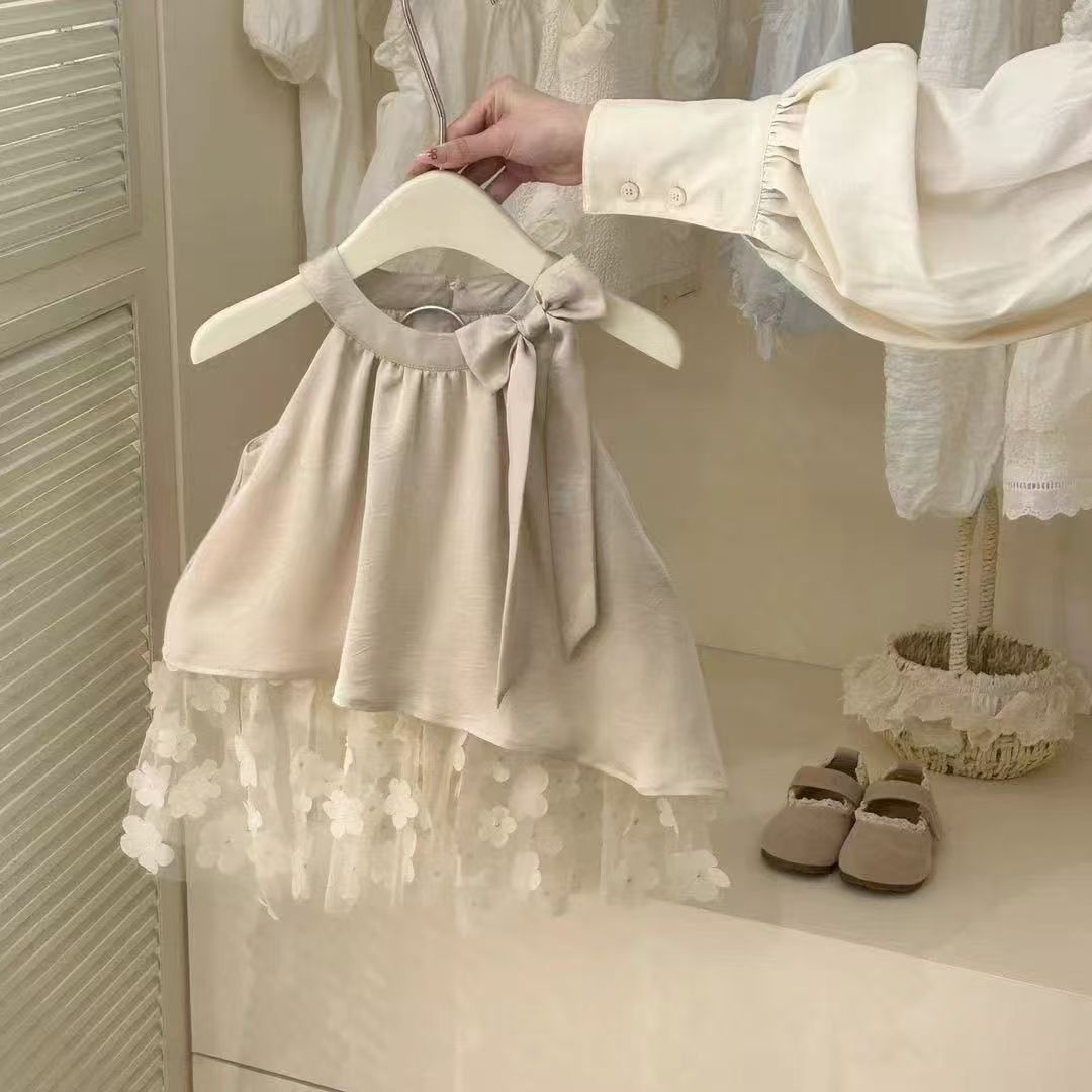 女童连衣裙夏装2024新款洋气女儿童裙子夏季童装小女孩显瘦公主裙