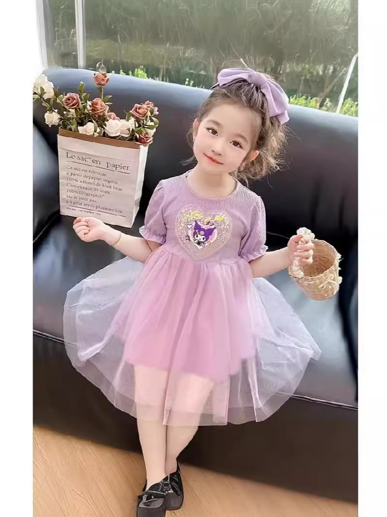 宝宝公主裙新款夏季洋气小童一周岁生日礼服洛丽塔女童连衣裙