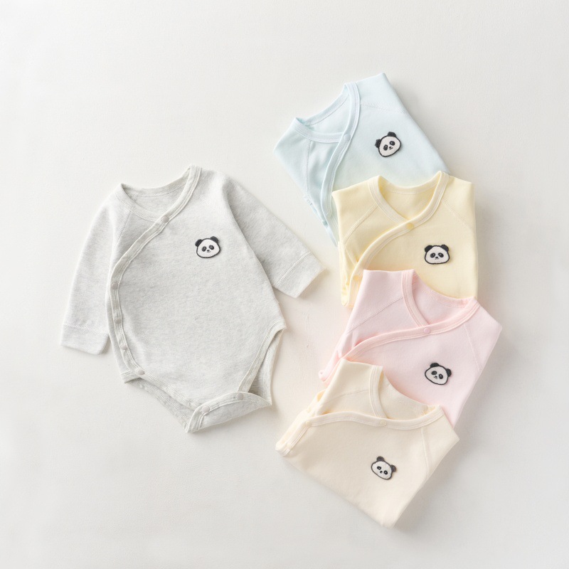 280克舒绒新生儿连体衣初生婴儿衣服男女宝宝秋冬季打底三角爬服