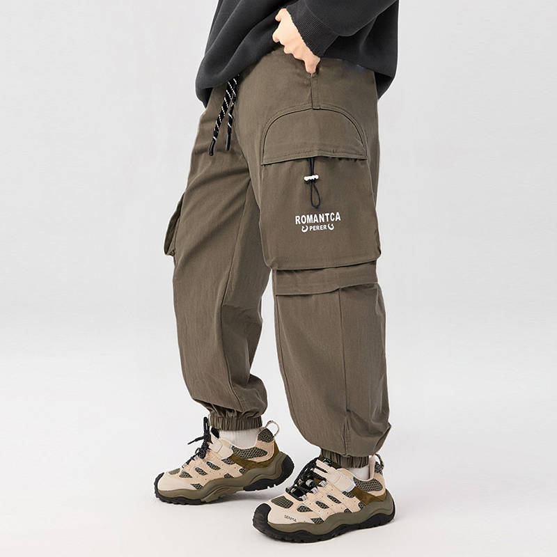 男童裤子春秋款休闲裤2025新款秋季工装裤中大儿童男孩秋装长裤潮