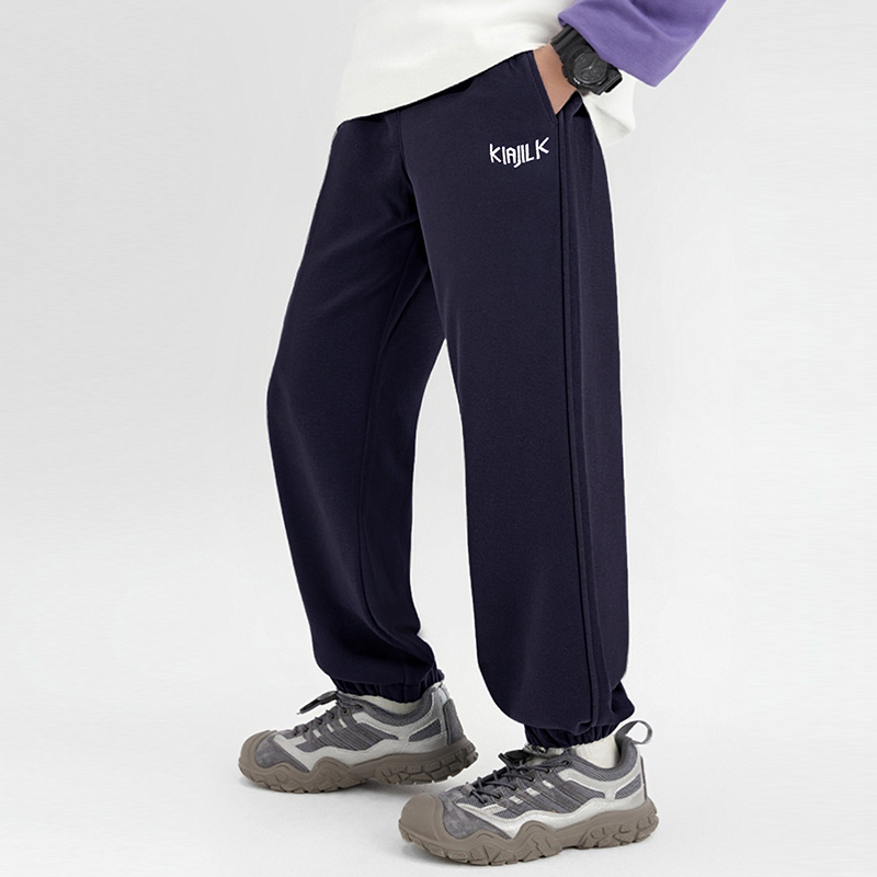 男童裤子春秋款2025新款中大童休闲卫裤痞帅男孩百搭宽松运动长裤