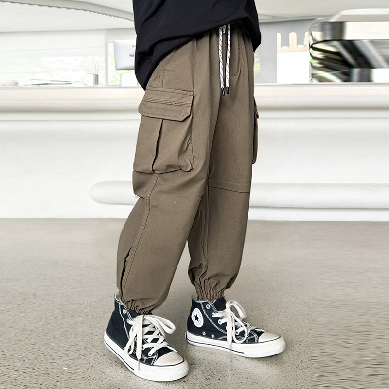 儿童装男童春秋裤子春秋款2025年新款秋装中大童休闲运动裤