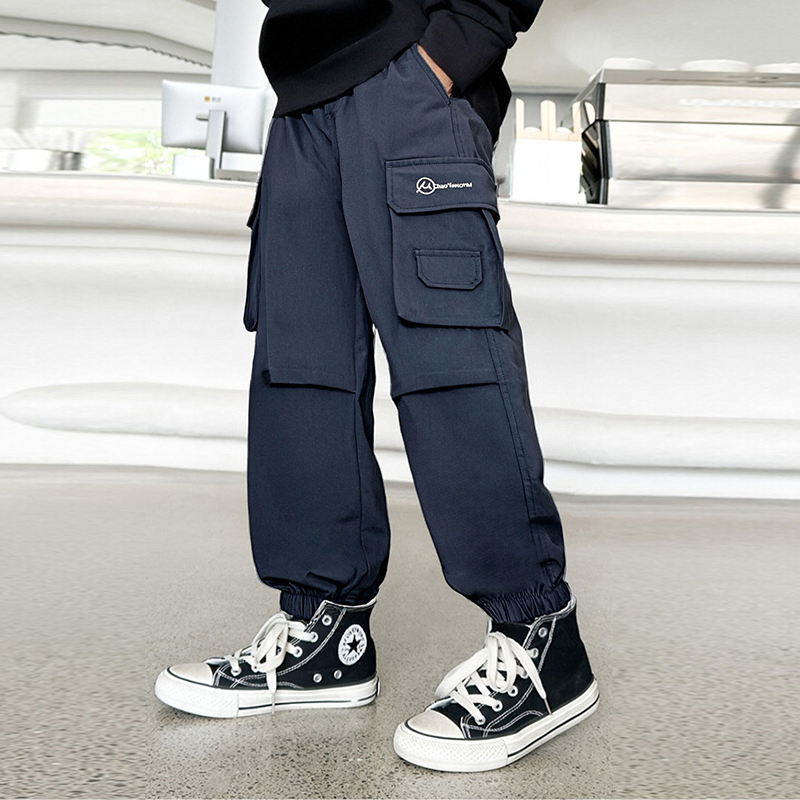 儿童装男童春秋裤子春秋款2025年新款秋装中大童休闲运动裤