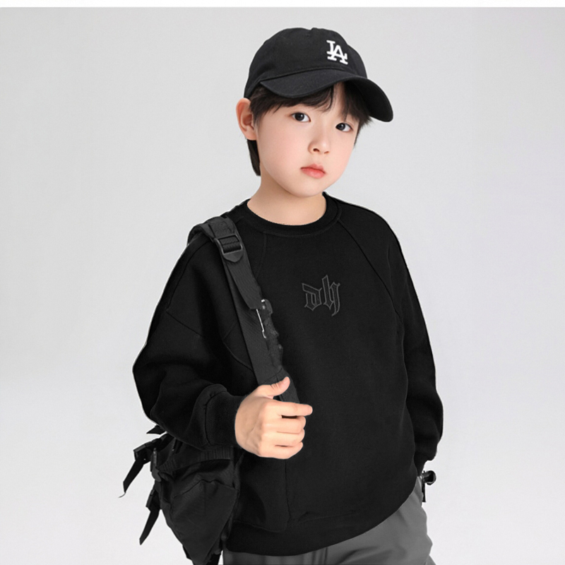 男童秋装2025新款大童秋季男孩运动春秋款儿童酷帅卫衣潮