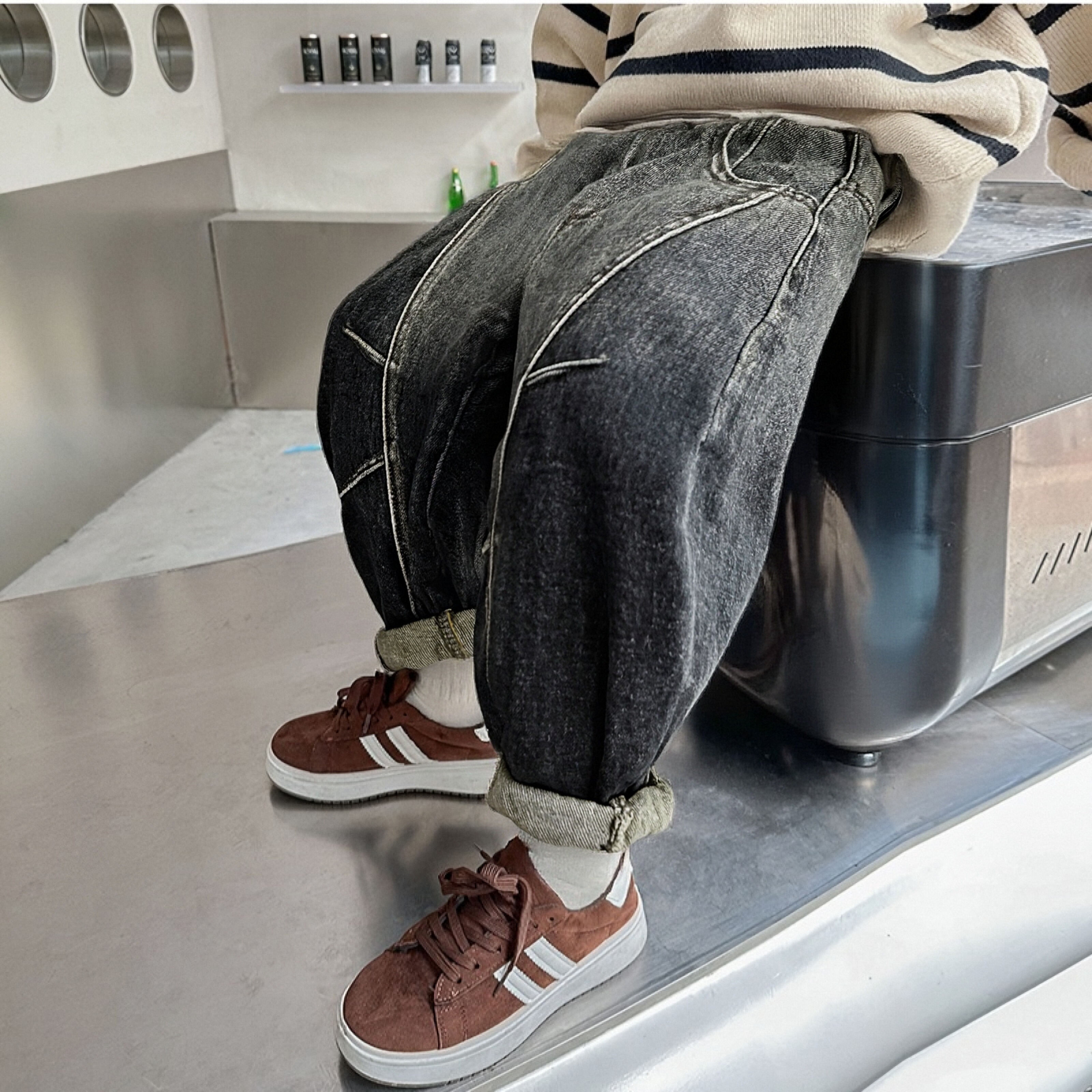 男童秋季牛仔裤炸街2025春秋新款中大童装秋装儿童裤子痞帅潮