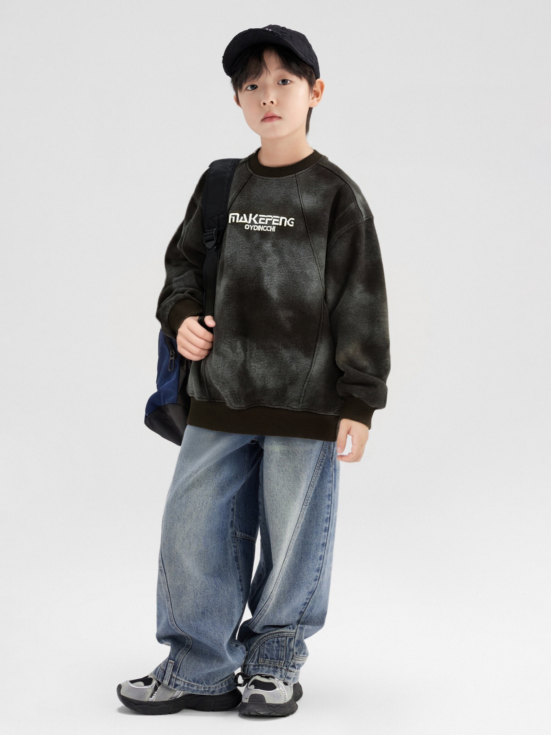 儿童装男童卫衣春秋款2025新款长袖t恤中大童秋季打底衫男孩秋装