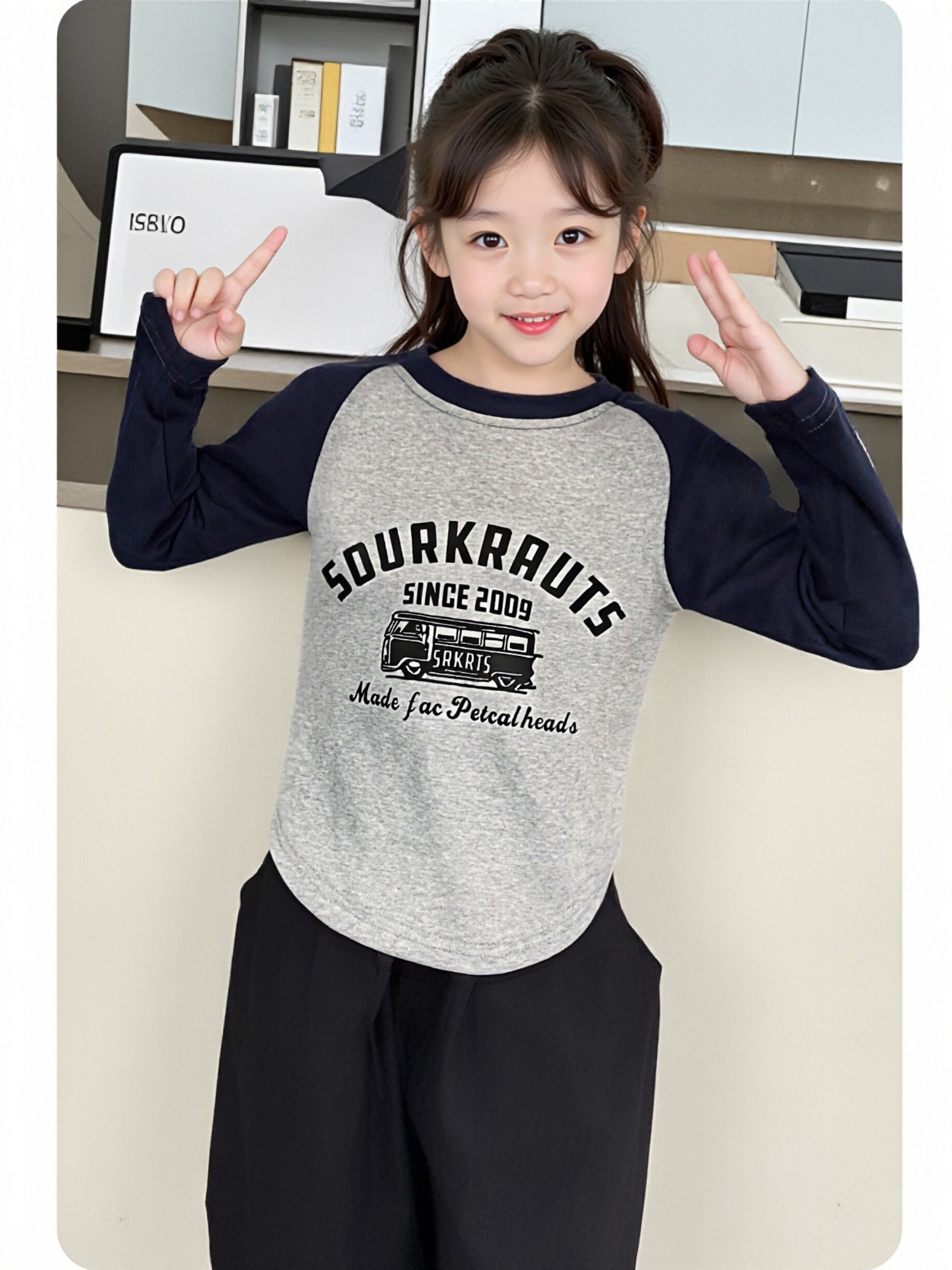 女童打底衫秋装2025新款儿童长袖t恤上衣洋气女大童韩系早秋穿搭